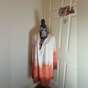 Ombre Long sleeves Causal Shirt